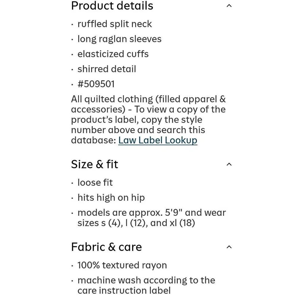 NWT Women's Old Navy Long Sleeve Ruffled Split Neck Top Blouse Size 3X Cream N6 - Picture 2 of 12